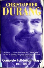 Cover of Christopher Durang by Christopher Durang