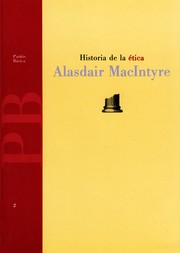 Front cover of Historia de la ética by Alasdair C. MacIntyre