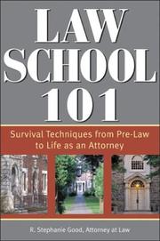 Cover of Law school 101 by R. Stephanie Good