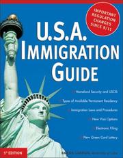 Cover of U.S.A. immigration guide by Ramon Carrion