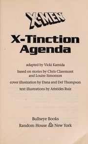 Front cover of X-tinction agenda by Vicki Kamida