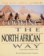Front cover of Cooking the North African way by Mary Winget