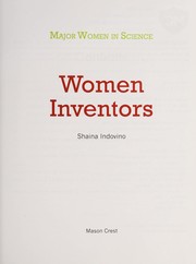 Front cover of Women inventors by Shaina Carmel Indovino