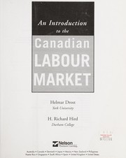 Front cover of An introduction to the Canadian labour market by Helmar Drost