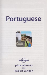 Front cover of Portuguese by Clara de Macedo Vitorino