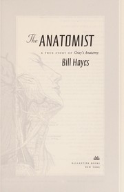 Cover of The anatomist by Bill Hayes