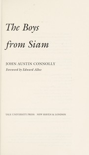 Front cover of The boys from Siam by John Austin Connolly