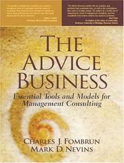 Front cover of The Advice Business by Charles J. Fombrun