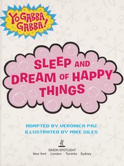 Front cover of Sleep and dream of happy things by Veronica Paz