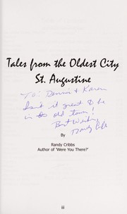 Front cover of Tales from the Oldest City by Randy Cribbs