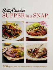 Front cover of Betty Crocker supper in a snap by Betty Crocker