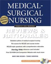 Front cover of Medical-Surgical Nursing by Mary Ann Hogan