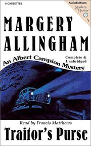 Cover of Traitor's purse by Margery Allingham