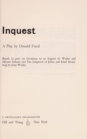 Cover of Inquest by Donald Freed