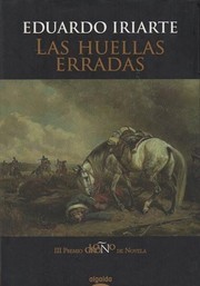 Front cover of Las huellas erradas by Eduardo Iriarte Goñi