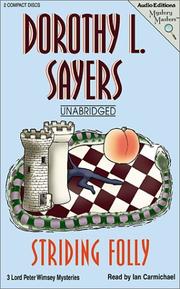 Front cover of Striding Folly by Dorothy L. Sayers