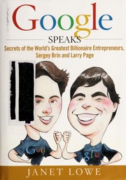 Cover of Google speaks by Janet Lowe