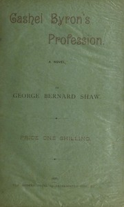 Cover of Cashel Byron's Profession by George Bernard Shaw