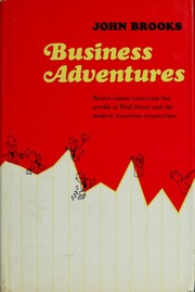 Cover of Business adventures by John Brooks