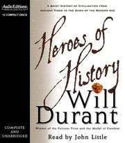 Front cover of Heroes of History by Will Durant