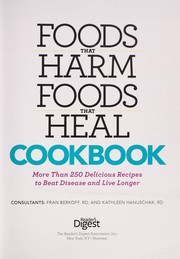 Cover of Foods that harm, foods that heal cookbook by Frances G. Berkoff
