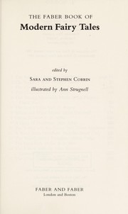 Front cover of The Faber book of modern fairy tales by Sara Corrin