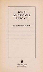Cover of Some Americans abroad by Richard Nelson