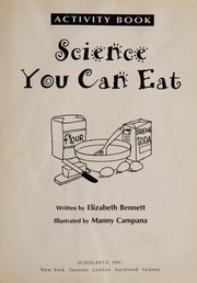 Front cover of Science you can eat by Elizabeth Bennett