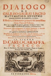Front cover of Dialogo di Galileo Galilei .. by Galileo Galilei