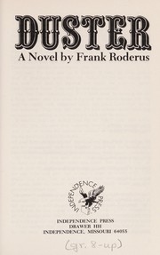 Cover of Duster by Frank Roderus