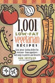 Cover of 1,001 low-fat vegetarian recipes by Sue Spitler