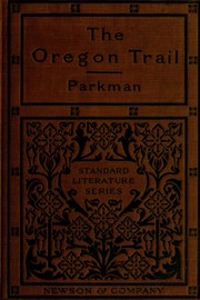 Cover of California and Oregon trail by Francis Parkman