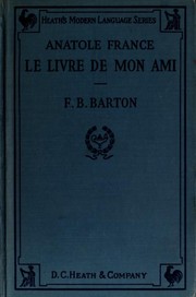 Cover of Le livre de mon ami by Anatole France