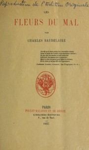 Cover of Les fleurs du mal by Charles Baudelaire