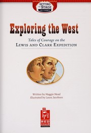 Cover of Exploring the West by Margaret R. Mead