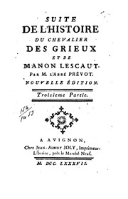 Front cover of Manon Lescaut by Abbé Prévost