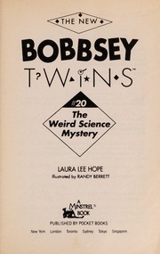 Front cover of The weird science mystery by Laura Lee Hope