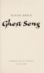 Front cover of Ghost song by Susan Price