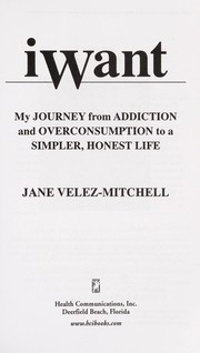 Cover of iWant by Jane Velez-Mitchell