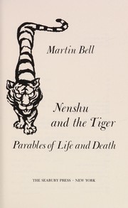Front cover of Nenshu and the tiger by Bell, Martin