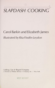 Cover of Slapdash cooking by Carol Barkin