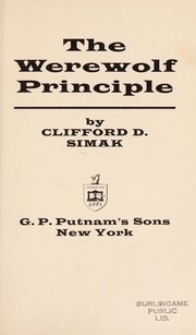 Cover of The werewolf principle by Clifford D. Simak