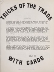 Front cover of Tricks of the trade with cards by Charles Lund