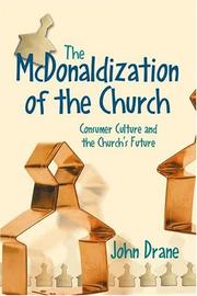 Front cover of The McDonaldization of the church by John William Drane