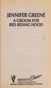 Front cover of A Groom For Red Riding Hood by Jennifer Greene