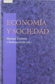 Front cover of Economía y sociedad - 1. edición. by Kathryn Ierulli