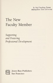 Cover of The new faculty member by Robert Boice