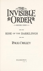 Front cover of Rise of the Darklings by Paul Crilley