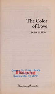 Front cover of The color of love by DiAnn Mills