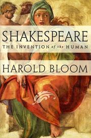 Cover of Shakespeare by Harold Bloom